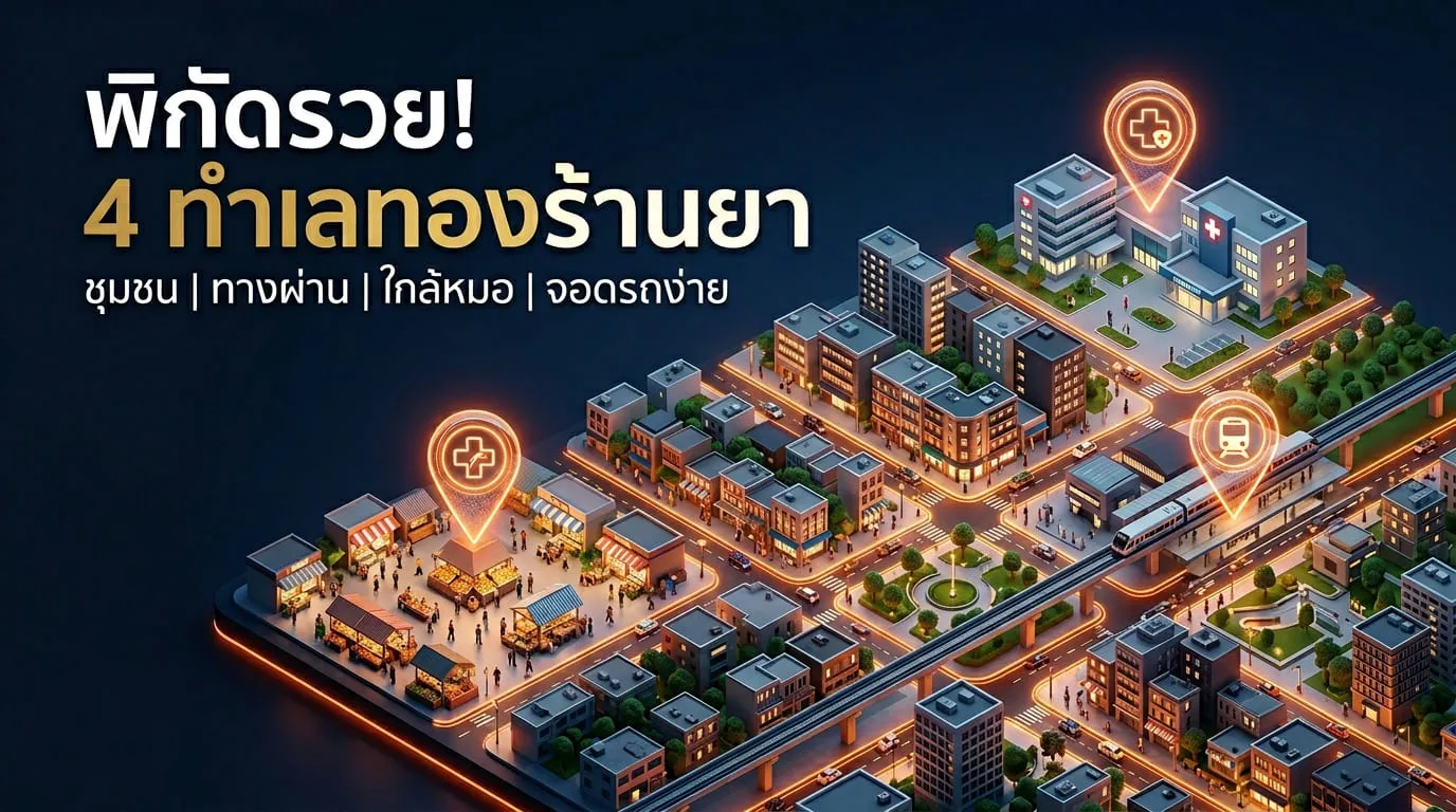 4 ทำเลทองเปิดร้านขายยา