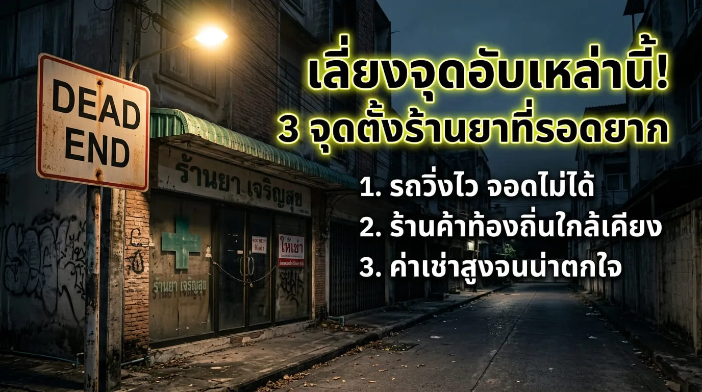 3 ทำเลปราบเซียน ร้านขายยาต้องระวัง