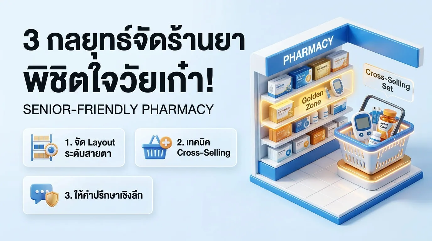 กลยุทธ์พฤติกรรมการซื้อ: การจัดร้านและ Cross-Selling เพื่อพิชิตใจผู้สูงวัย