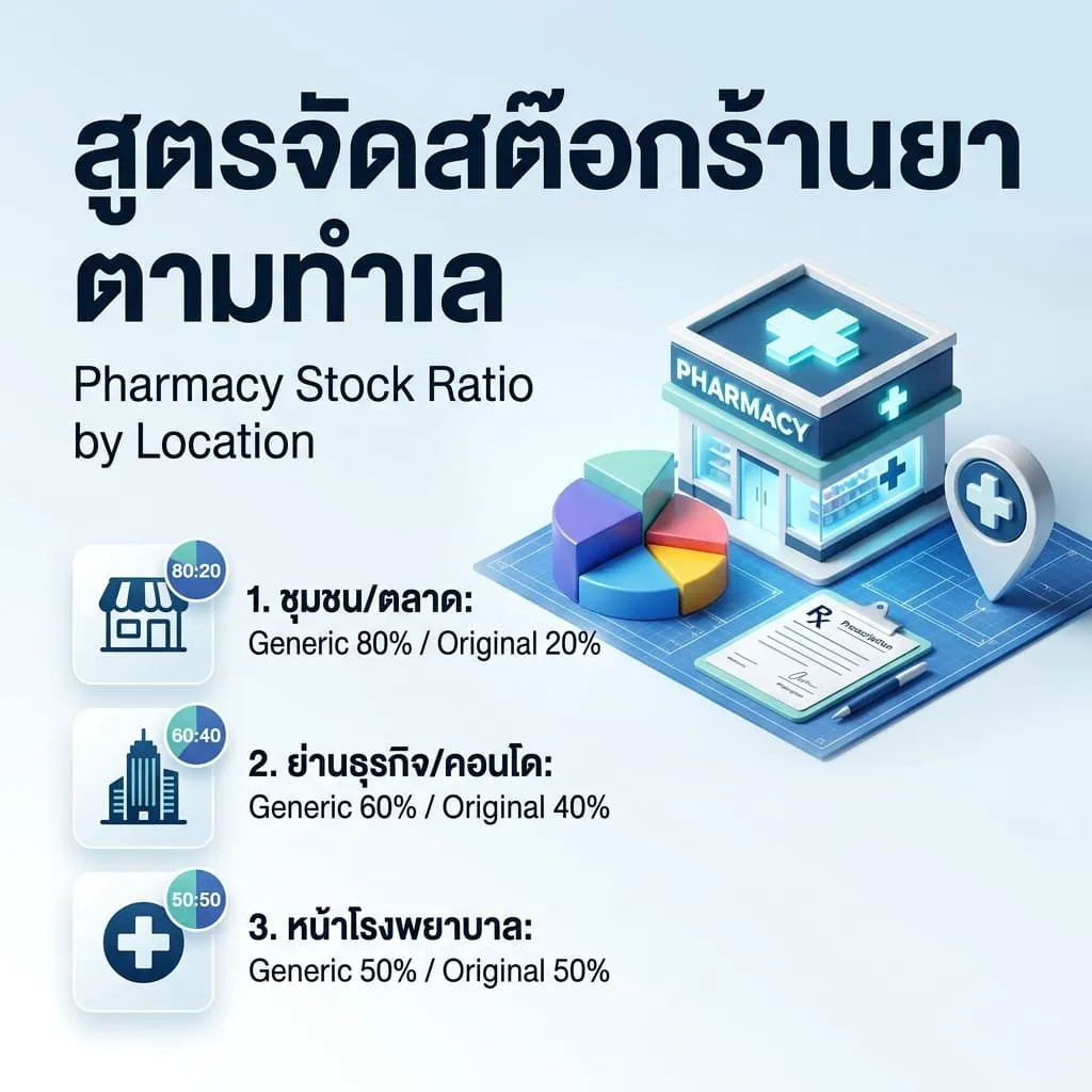 วิเคราะห์ Location เพื่อจัดสัดส่วนสต๊อกที่ใช่