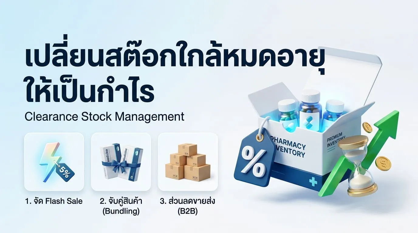 เทคนิคบริหาร Clearance สต๊อกใกล้หมดอายุให้เป็นกำไร