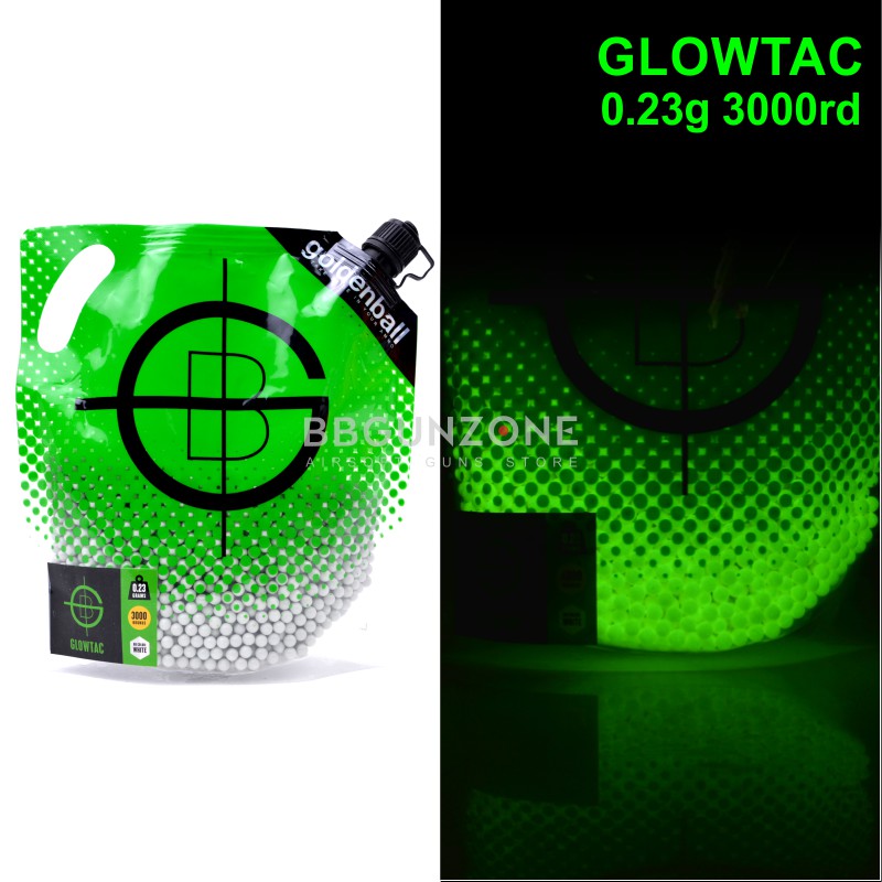 ลูกกระสุนเรืองแสง Golden ball Glowtac 0.23g Tracer Glow in the Dark