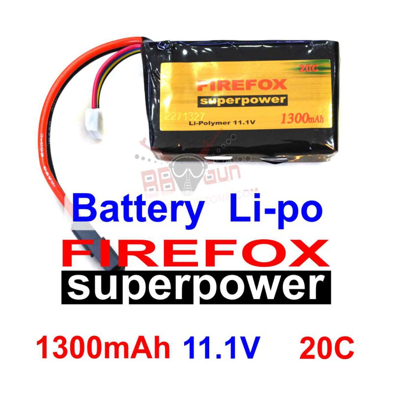 FireFox 11.1V 1300mAh 20C Li-po