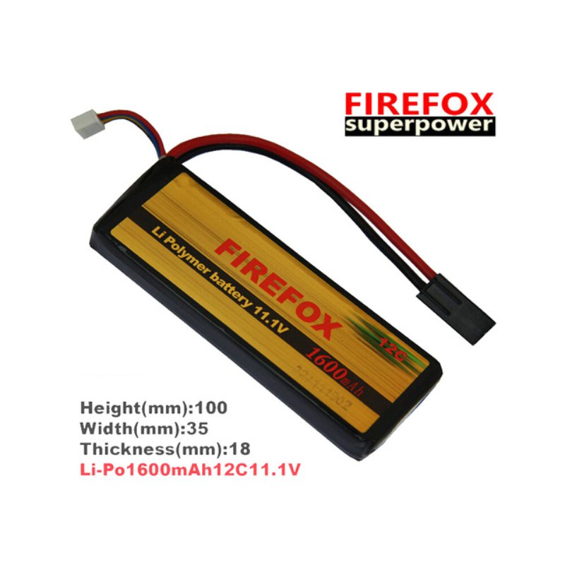 FireFox 11.1V 1600 mAh 12C Li-po