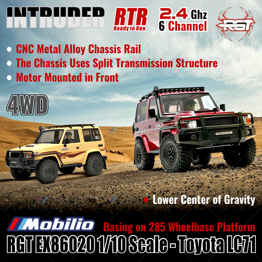 RGT EX86020 Intruder Toyota LC71 RTR 1/10 Scale 2.4GHz 4WD