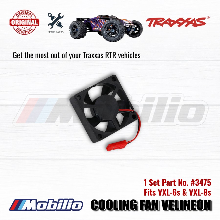 Traxxas X-Maxx Velineon VXL-8S ESC 35x35x10 Cooling Fan