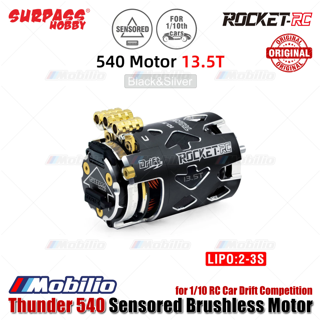 Surpass Hobby Rocket-RC Thunder 540 Sensored Brushless Motor for