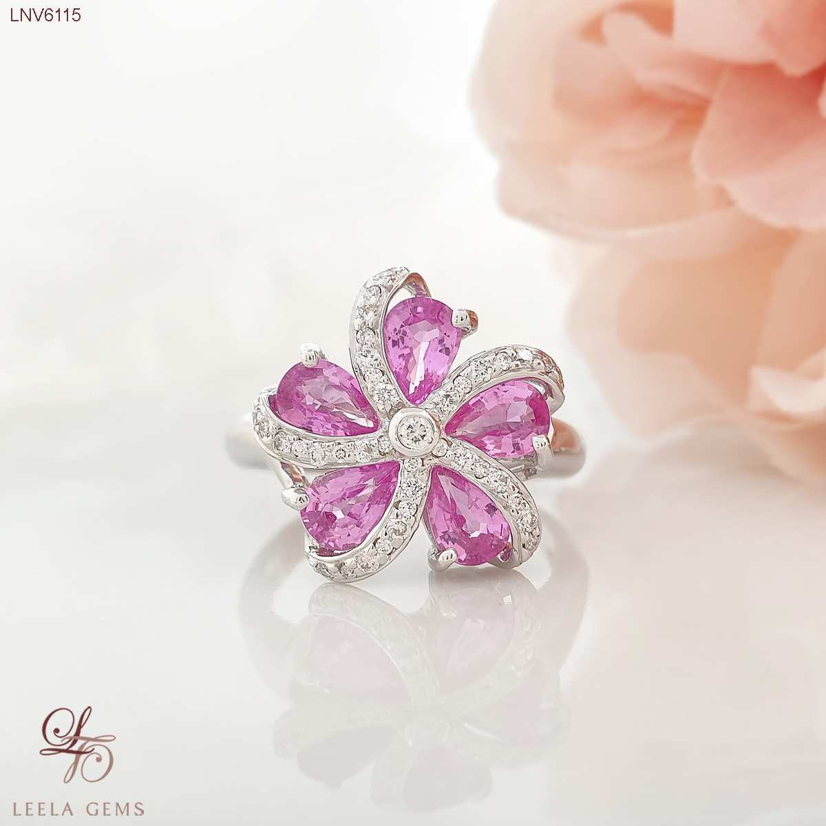แหวน Pink Sapphire