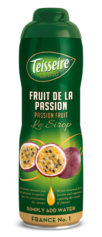 Teisseire Passion Fruit syrup 60cl / ไซรัป เตสแซร์ กลิ่นแพตชั่นฟรุต