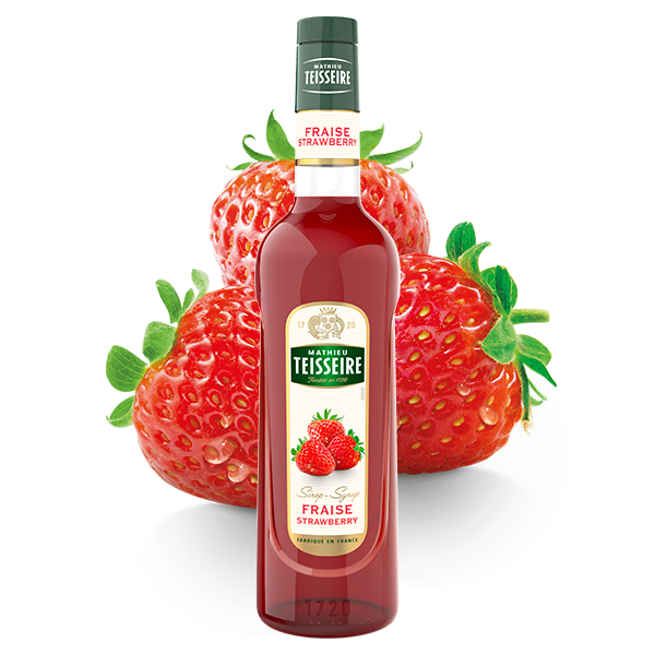 Mathieu Teisseire Strawberry syrup 70 cl / ไซรัป แมททิวเตสแซร์ กลิ่นสตรอเบอร์รี