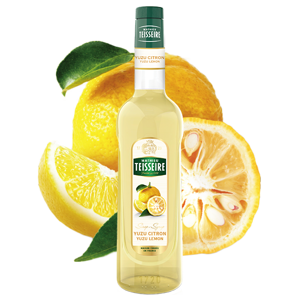Mathieu Teisseire Yuzu Lemon syrup 70 cl / ไซรัป แมททิวเตสแซร์ กลิ่นส้มยูสุ