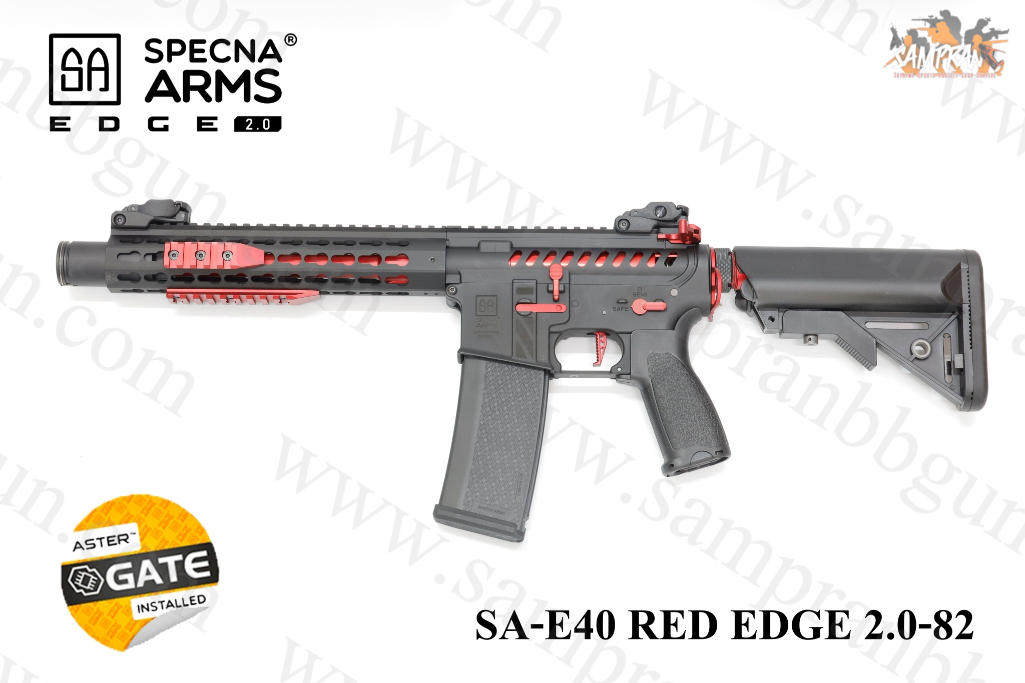 Specna Arms SA-E40 RED EDGE 2.0 M4 Red Edition (มาพร้อมระบบ GATE 