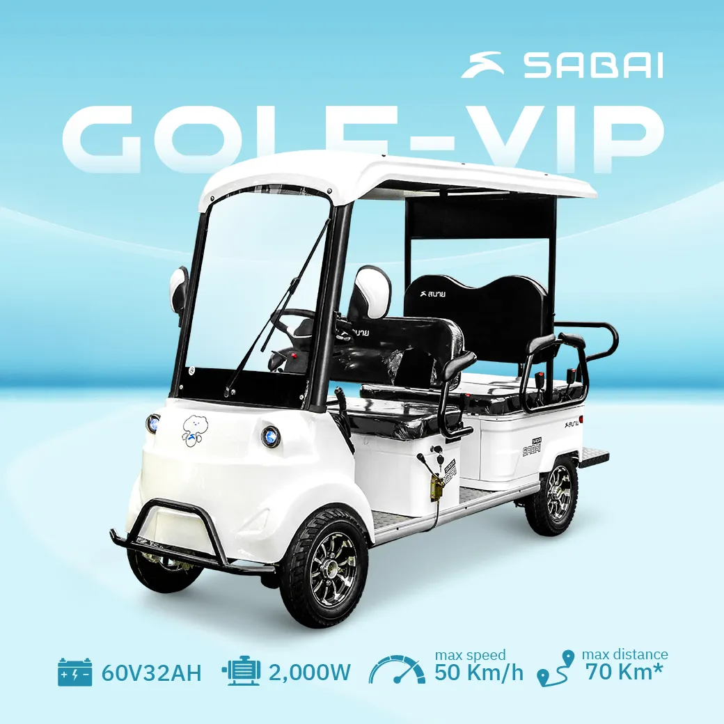 รถกอล์ฟไฟฟ้า 6 ที่นั่ง รุ่น Golf VIP