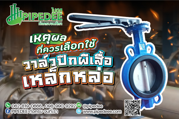 บัตเตอร์ฟรายวาล์วเหล็กหล่อ บัตเตอร์ฟรายวาล์วเหล็กหล่อ