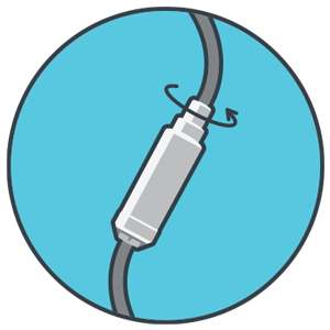 Swivel - cable tangle prevention system