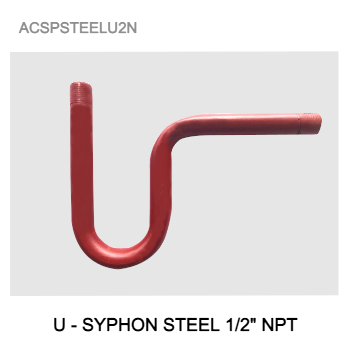 U-SYPHON STEEL 1/2" NPT