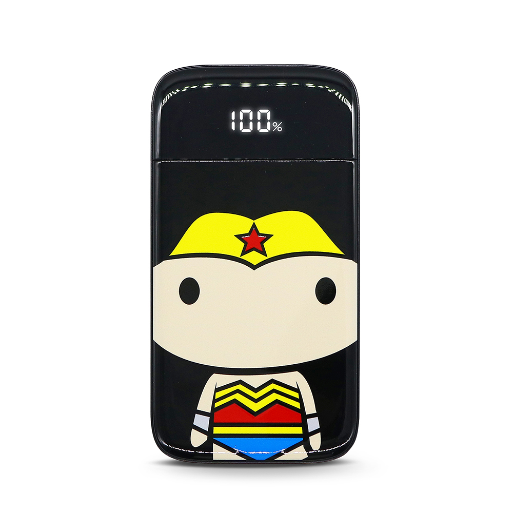 VOX Powerbank Digital LED 10,000 mAh Wonder Woman License Justice League