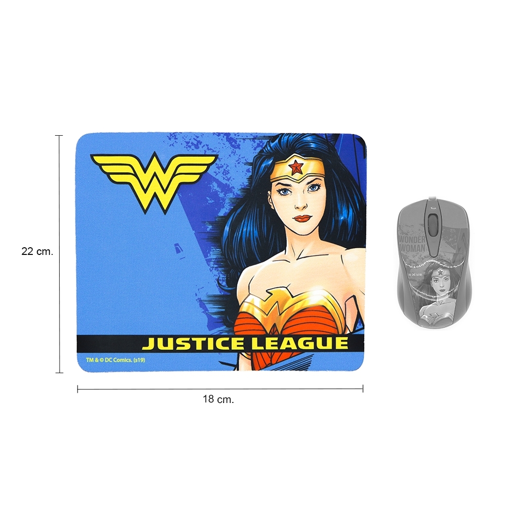 แผ่นรองเมาส์ (Mousepad) WONDER WOMAN ลายลิขสิทธิ์แท้ Justice League
