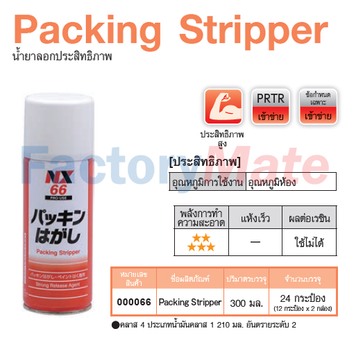 NX-66 Packing Stripper : น้ำยาลอกประสิทธิภาพ