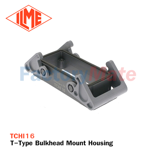 ILME TCHI-16 T-Type Bulkhead Mount Housing, Size 77.27, Double Lever