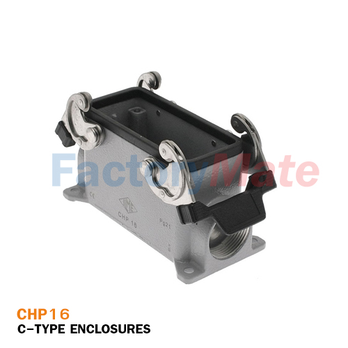 ILME CHP-16 C-Type Surface Mount Housing, Size 77.27, Double Lever, PG 21