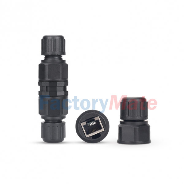 EW-RJ45 Ethernet waterproof cable inline connector for data communication