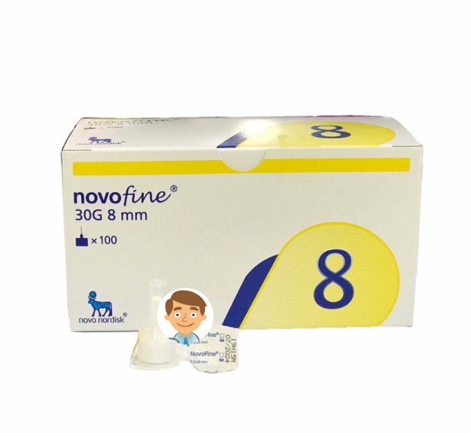 เข็ม NovoFine 30Gx8mm (กล่องเหลือง) (ยกกล่อง)