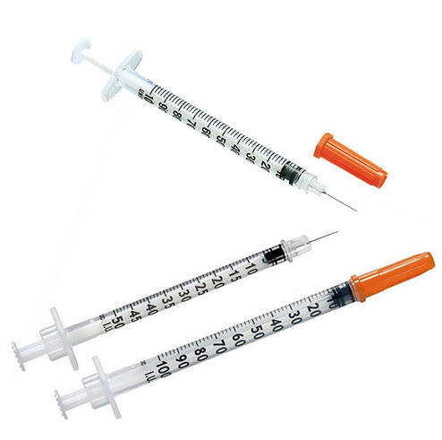 Nipro Insulin Syringe 1 mL เข็มเบอร์ 29G x 1/2" 