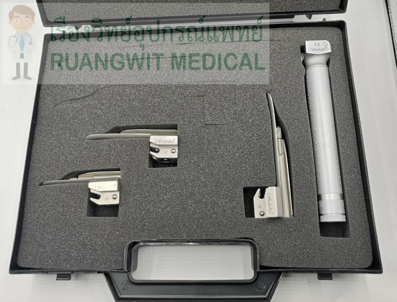 ชุดส่องหลอดลม Miller Blade ตรง 00,0,1 (Laryngoscope Medical Device) (M810-841-02)