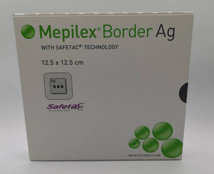 Mepilex Border Ag 12.5x12.5 cm