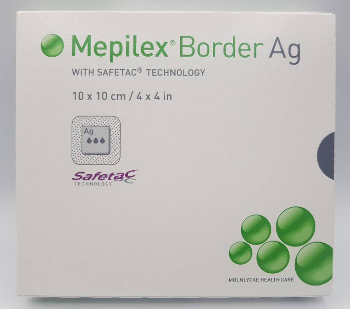 Mepilex Border Ag 10x10 cm