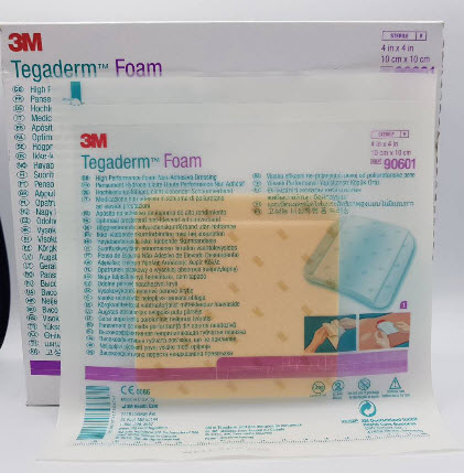 3M Tegaderm Foam 10x10 cm [90601]  exp 12-2023