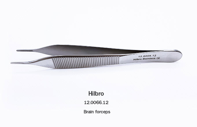 Adson Brain Forcep 12cm - Hilbro (12.0066.12)