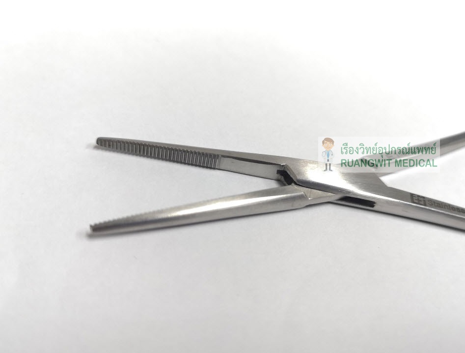 Kelly Mosquito Forcep STR 14cm (E140090) EM ปลายตรง ruangwitmedical