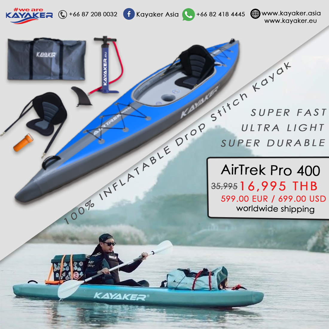 AirTrek Pro 400 Airkayak DSKayak