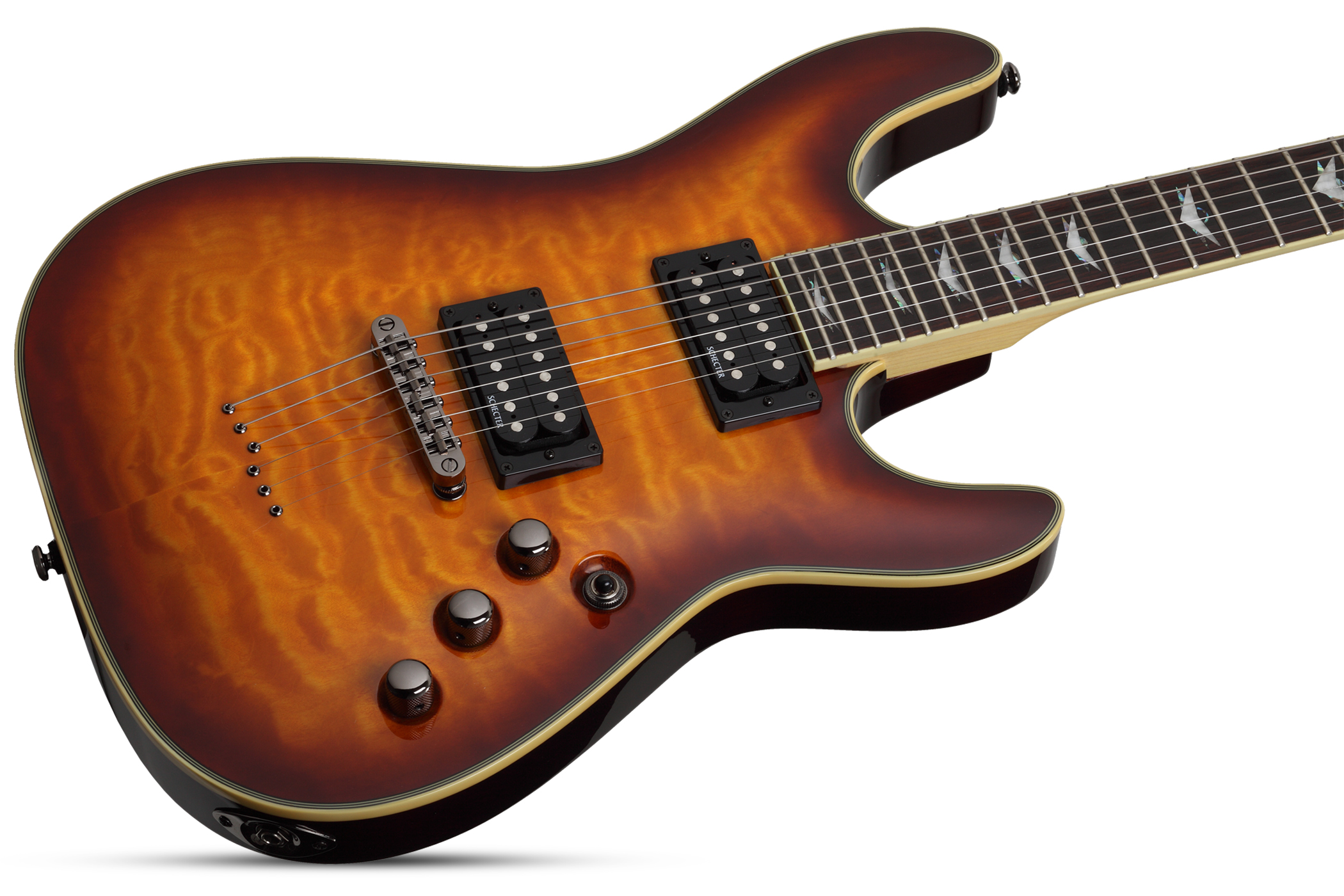 กีตาร์ไฟฟ้า Schecter Omen Extreme-6 - Vintage Sunburst - Iguitarmusic