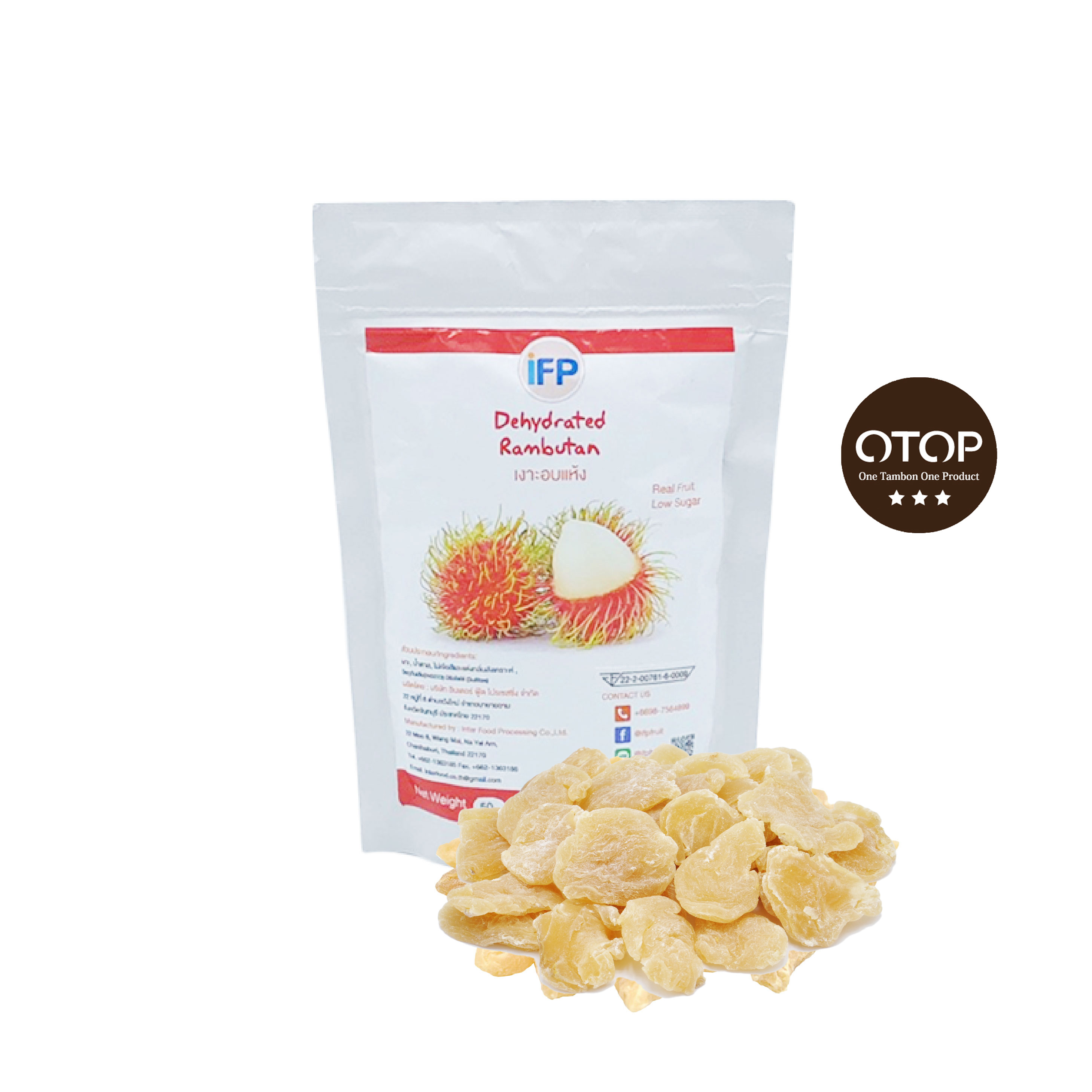 Dehydrated Rambutan - Low Sugar OTOP Chanthaburi