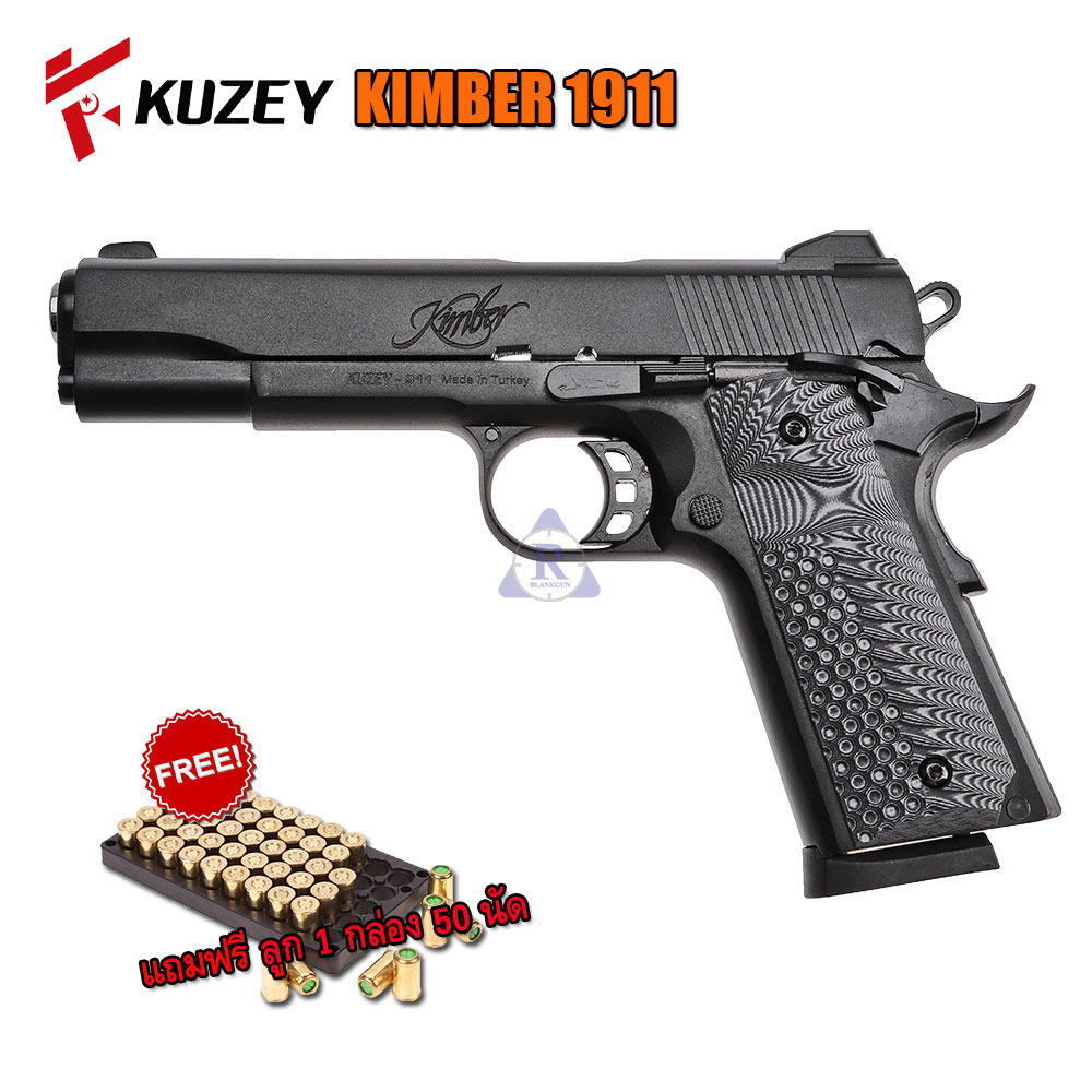 แบลงค์กัน KUZEY M1911 KIMBER สีดำ กริป G10 5 นิ้ว.