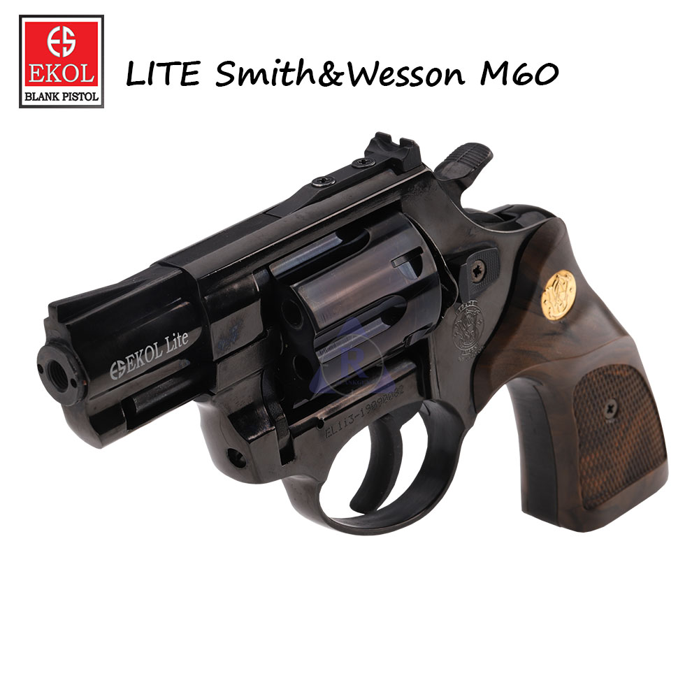 แบลงค์กัน EKOL LITE Smith&Wesson M60 ลูกโม่ 2นิ้ว สีดำ (ฟรีกระสุน12นัด)