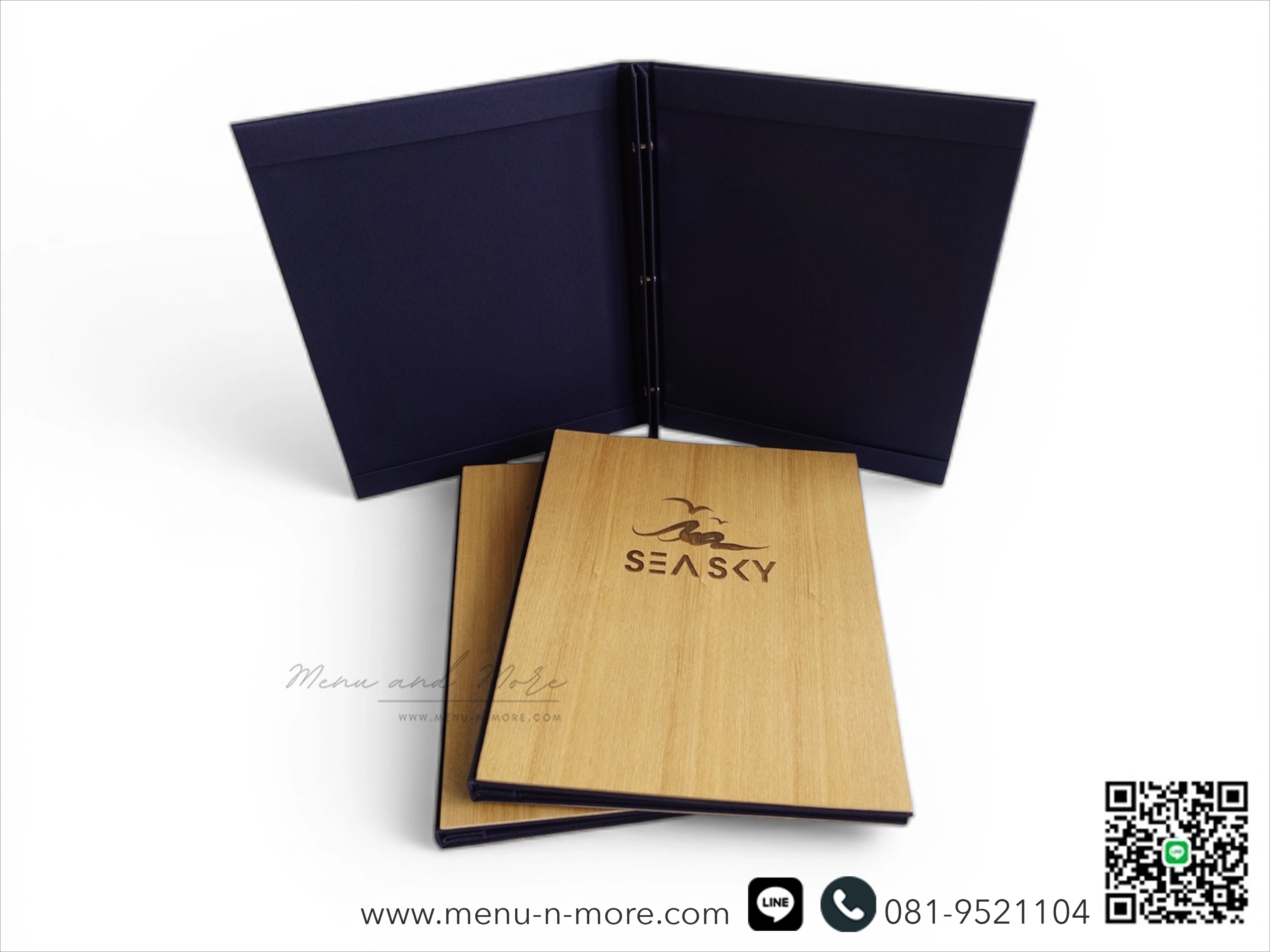แฟ้มเมนูไม้