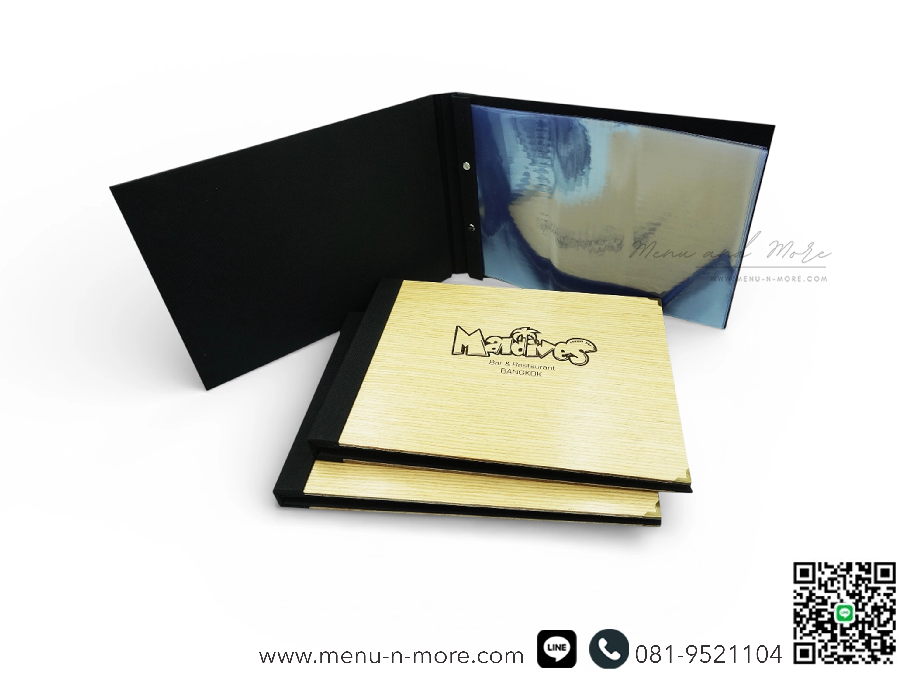 แฟ้มเมนูไม้