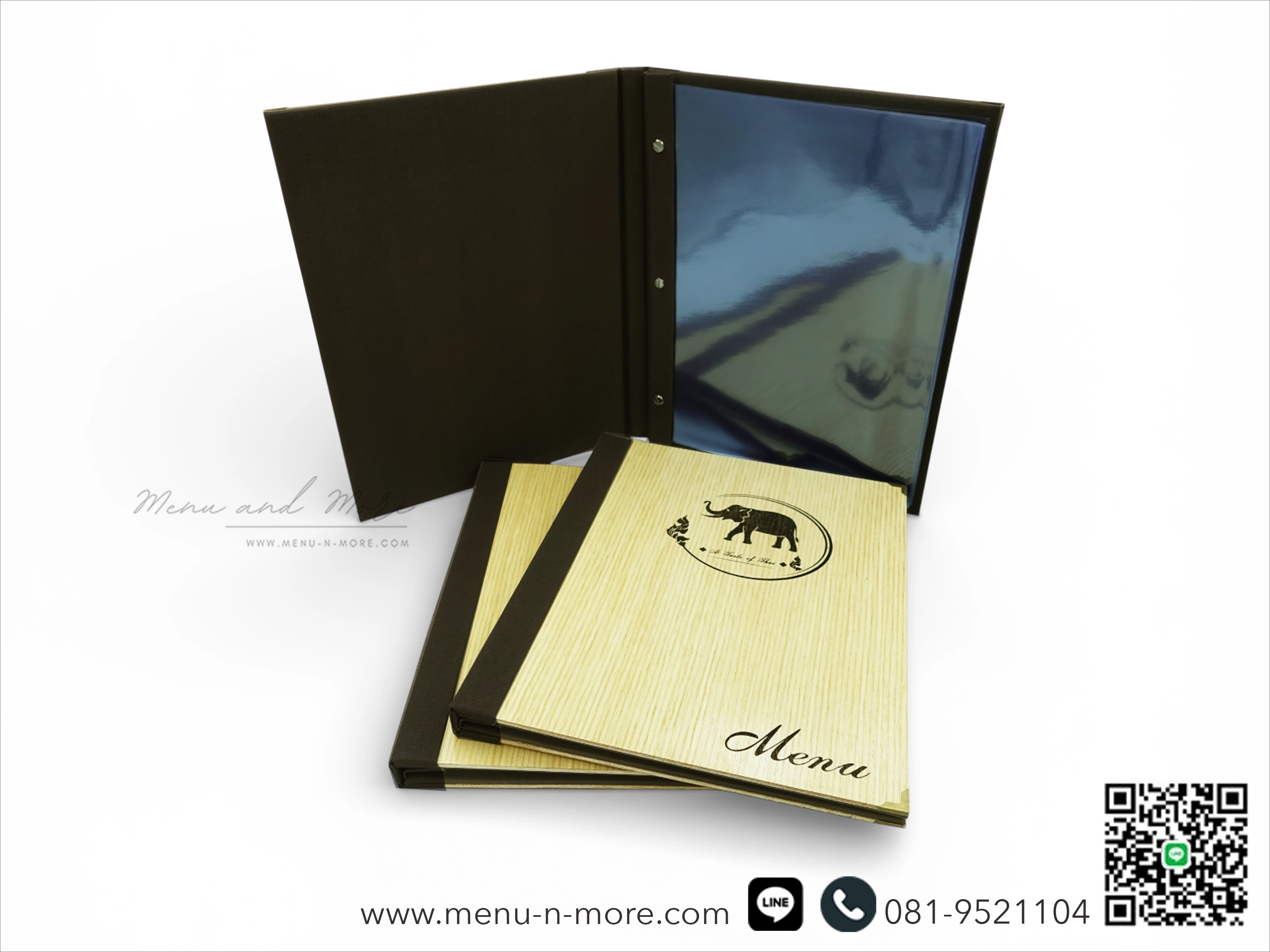 แฟ้มเมนูไม้