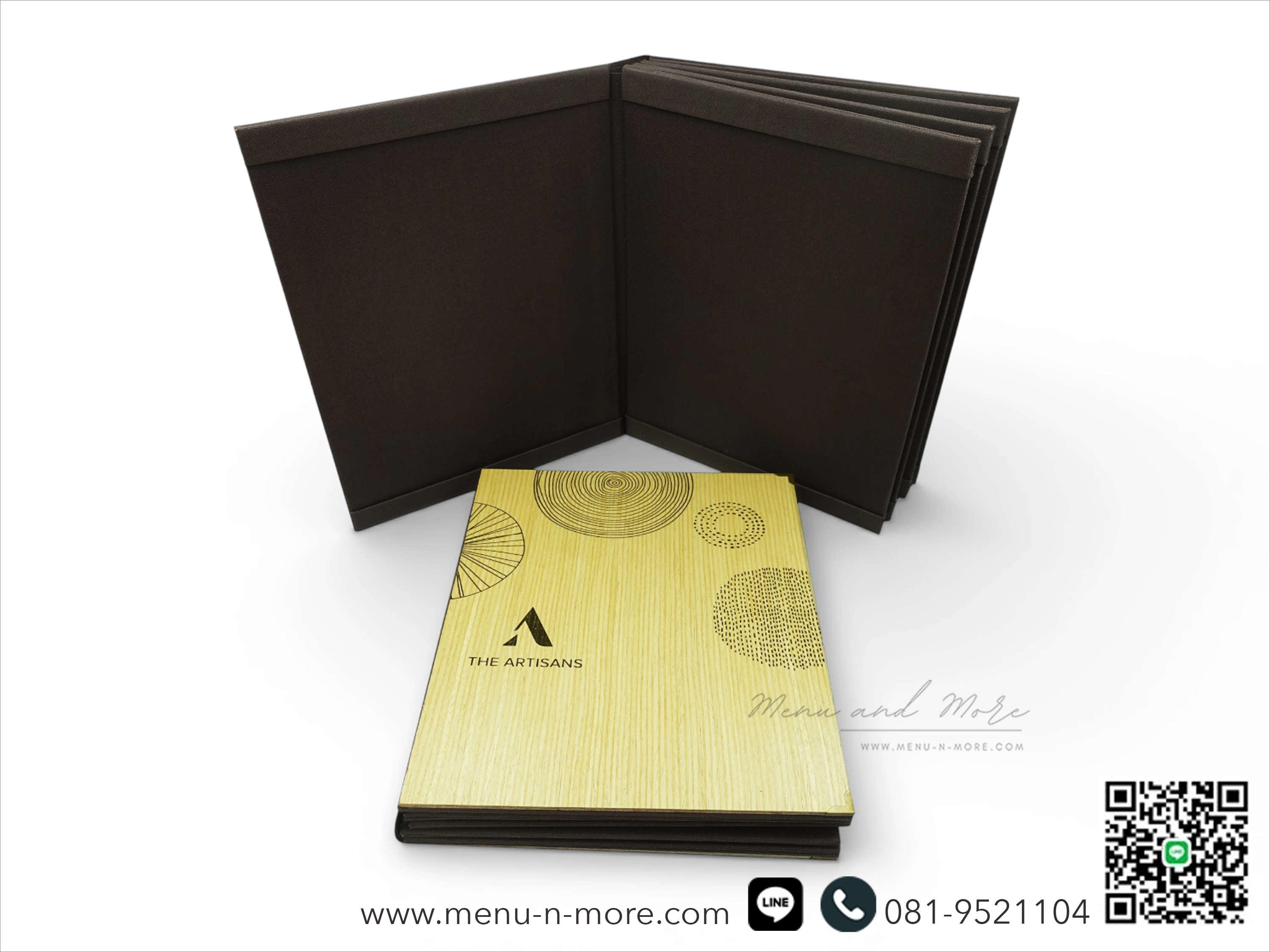 แฟ้มเมนูไม้