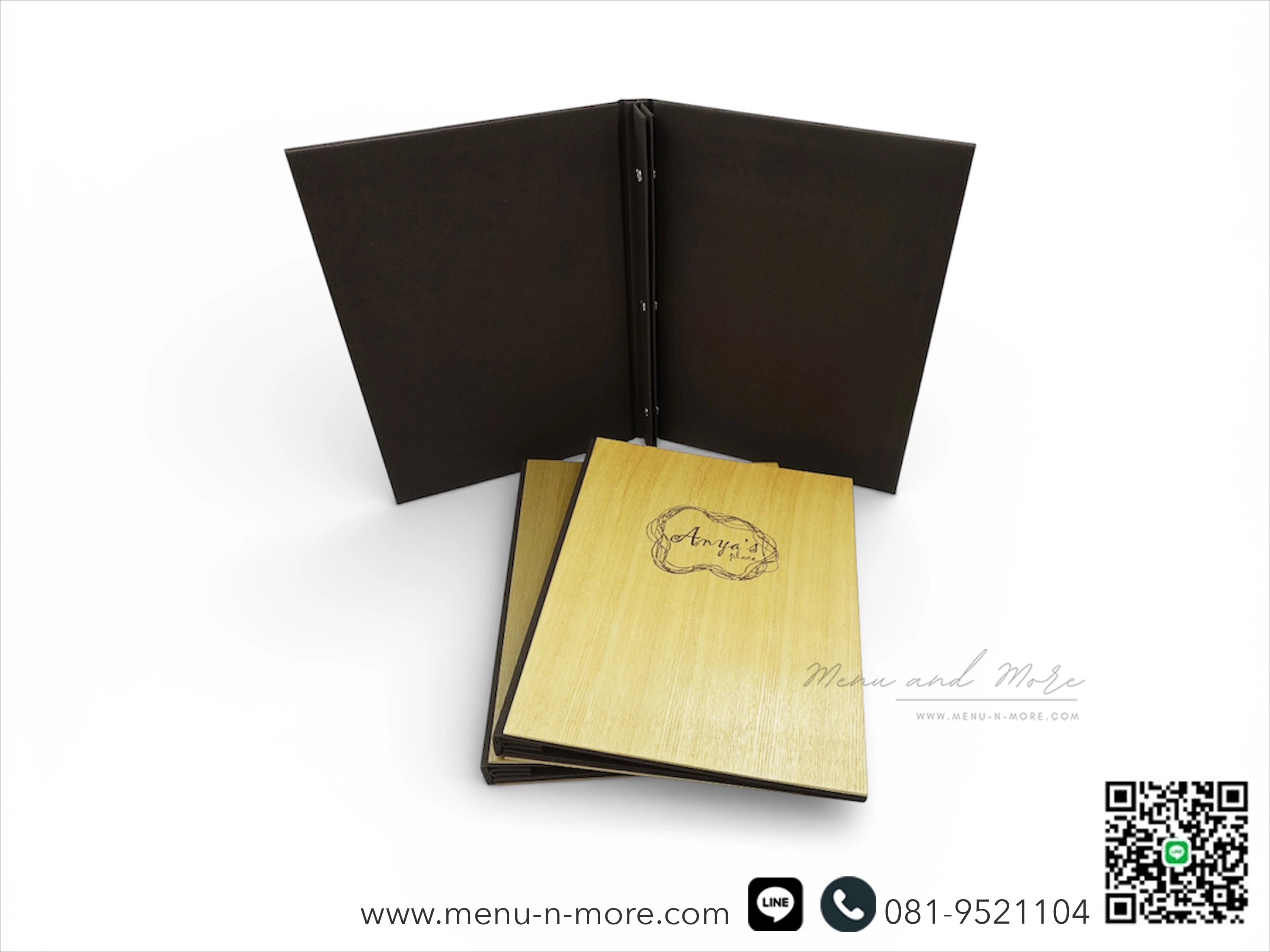 แฟ้มเมนูไม้