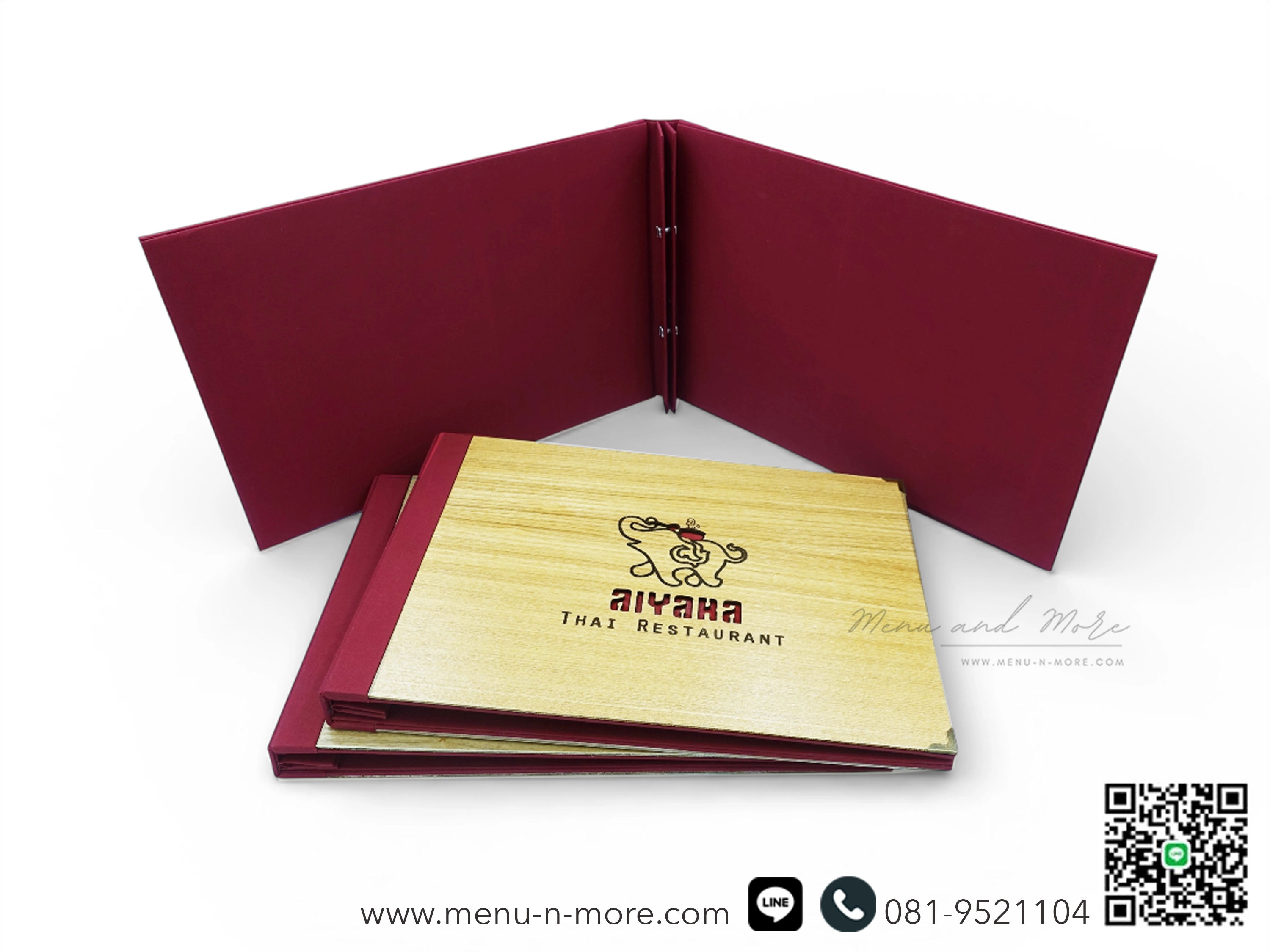 แฟ้มเมนูไม้