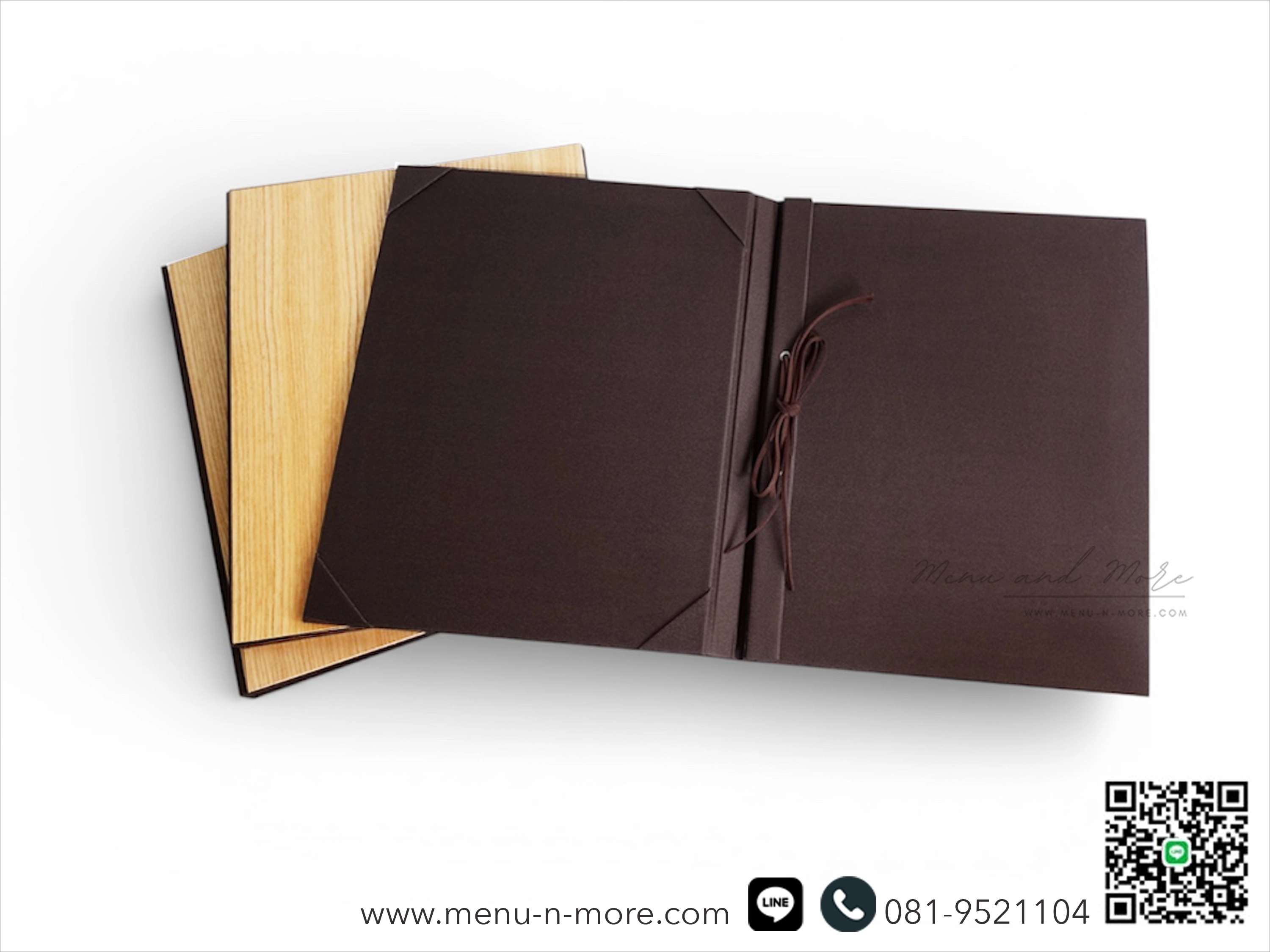 แฟ้มเมนูไม้