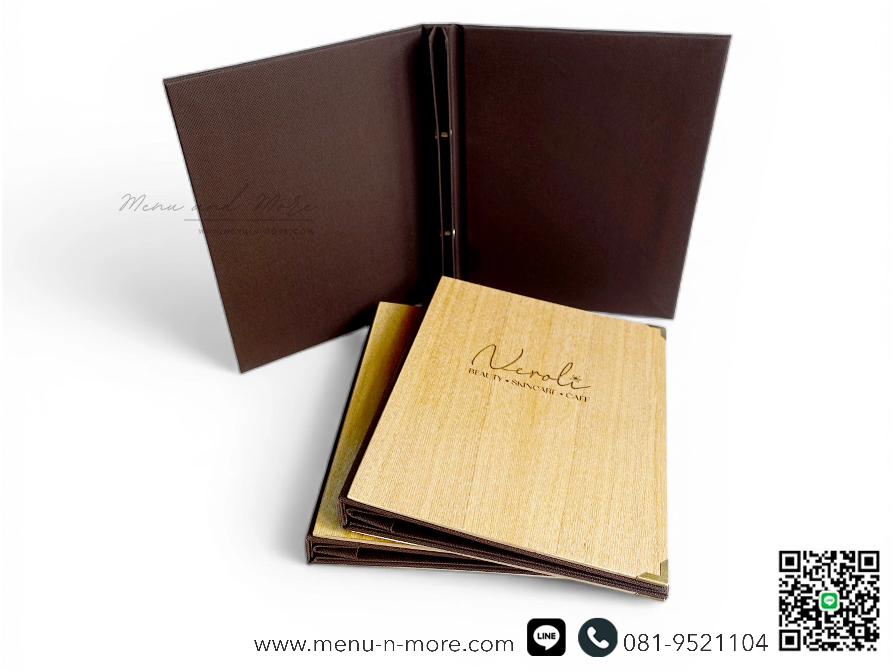 แฟ้มเมนูไม้
