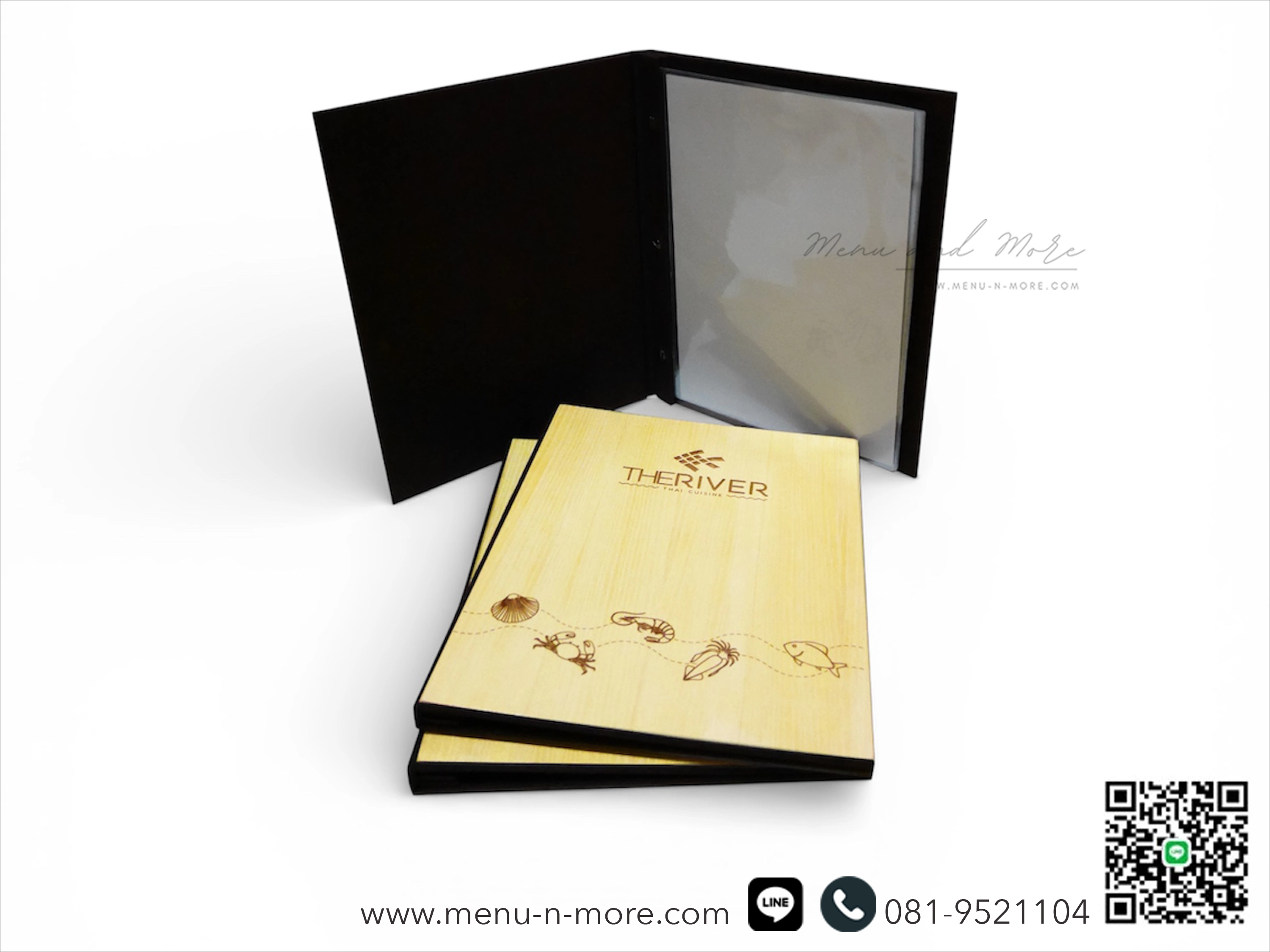 แฟ้มเมนูไม้