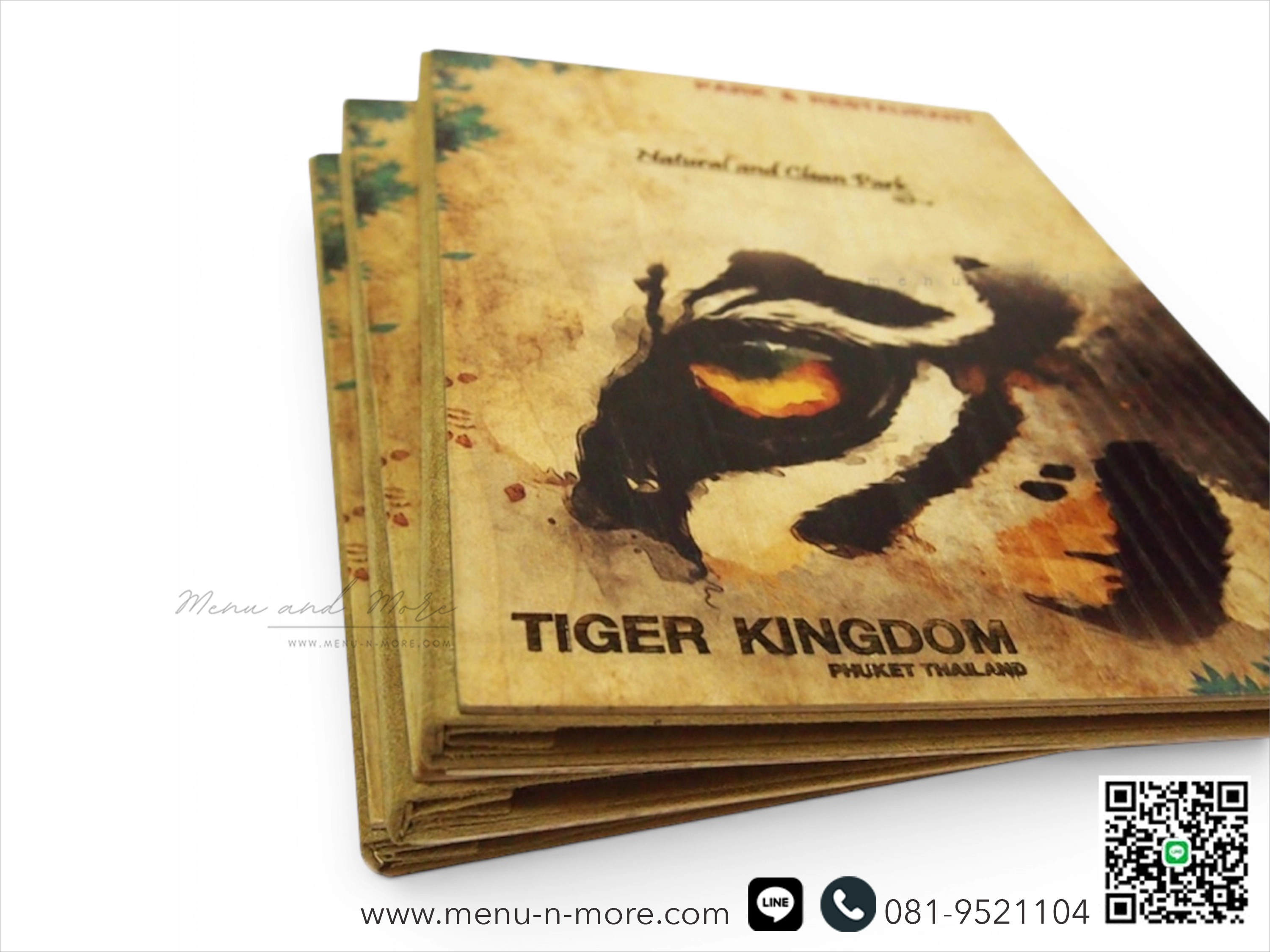 แฟ้มเมนูไม้