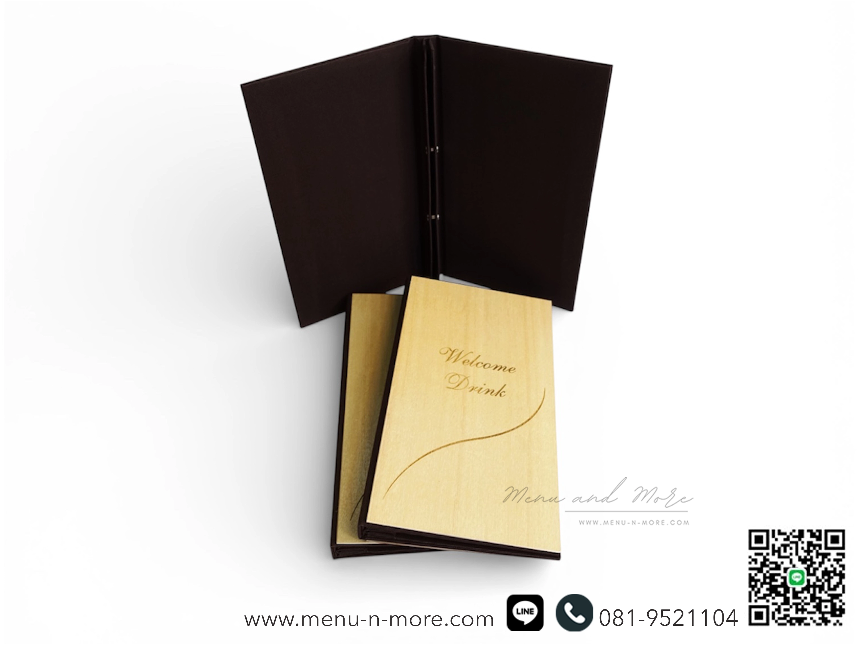 แฟ้มเมนูไม้